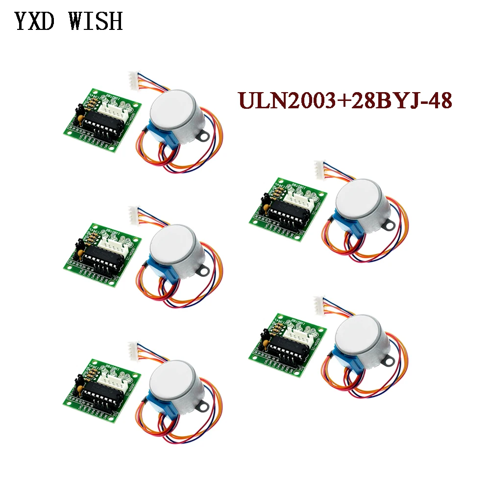Stepper Motor 28Byj - 5pcs ULN2003 28BYJ-48 5V 12V Reduction