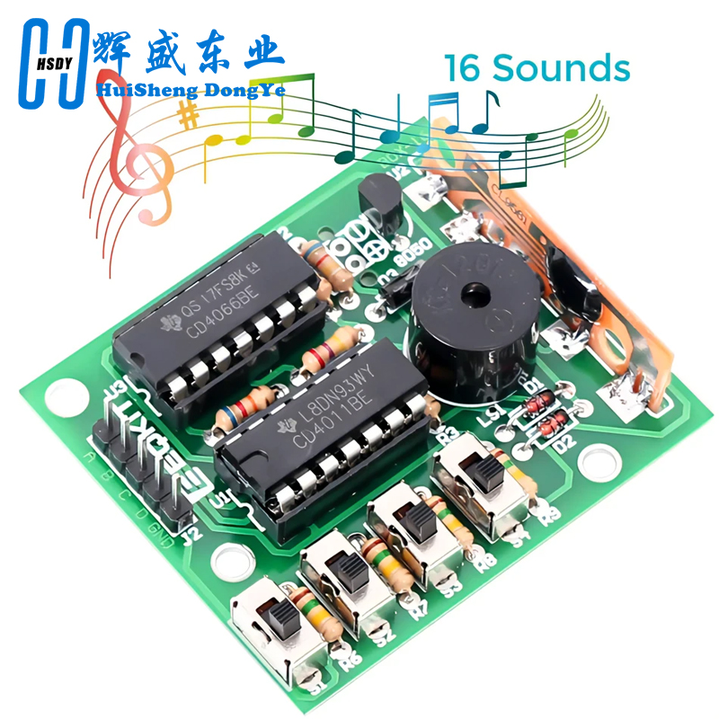 Diy Electronics Storage - 16 Music Sound Box BOX-16 Board