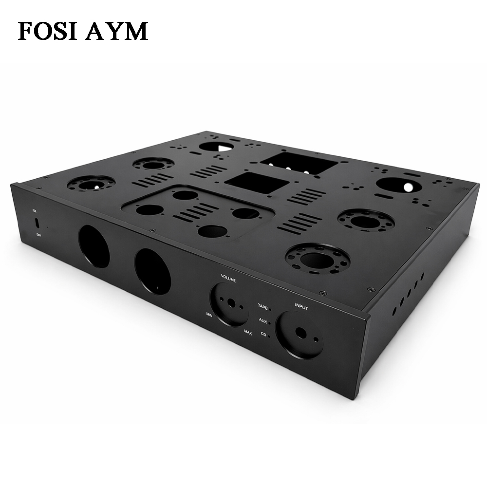 Diy Analog Electronics - FOSI AYM 415x330x70mm Full Aluminum Amplifier