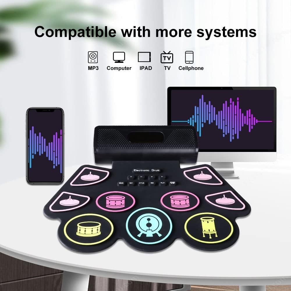 Digital Drum Set Silicone Port - огляд і ціна Diy Electronics Projects For Adults