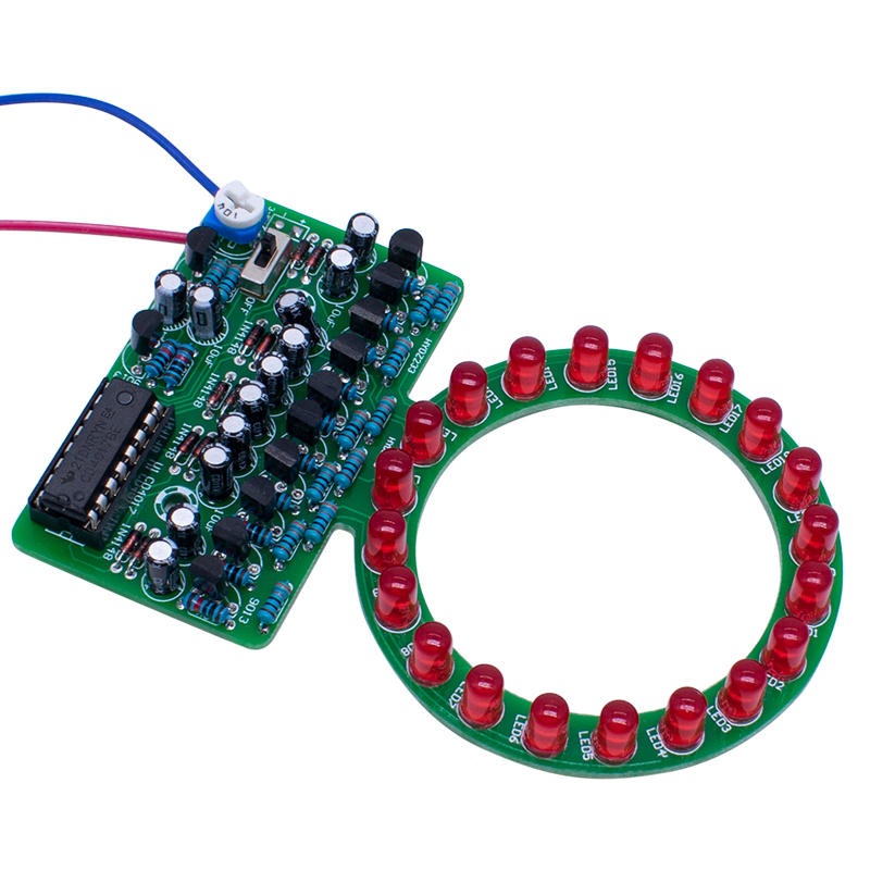 CD4017 Ring Gradient LED Flowi - огляд і ціна Diy Electronics Projects For Students