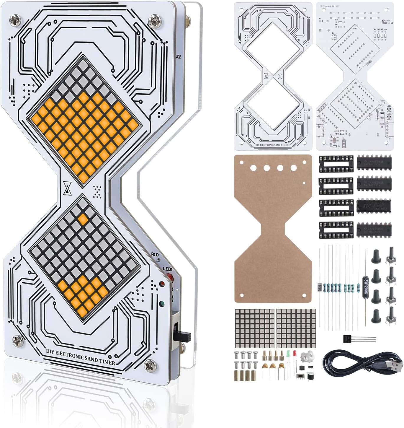 DIY Electronic Hourglass Solde - огляд і ціна Diy Electronics Projects For Adults