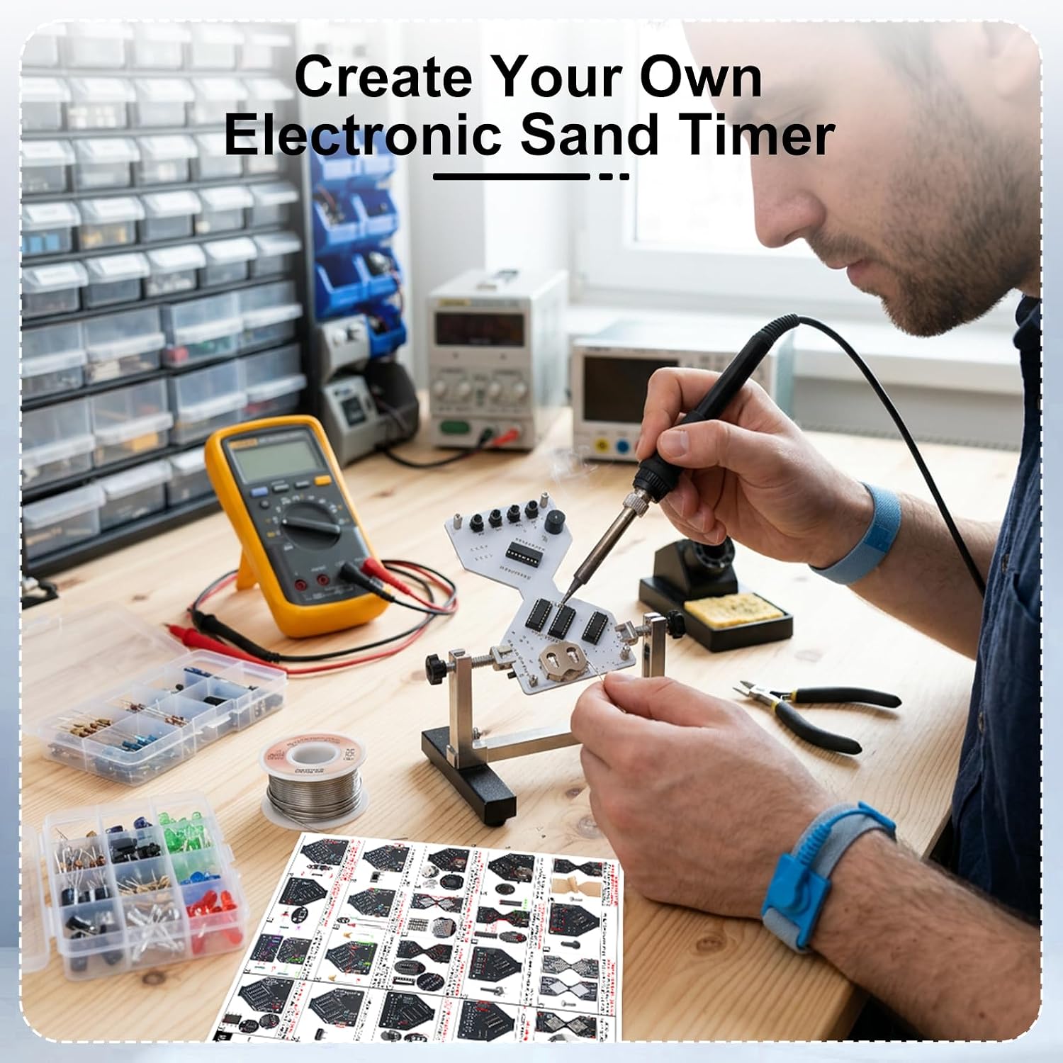 DIY Electronic Hourglass Solde - огляд і ціна Diy Electronics Projects For Adults