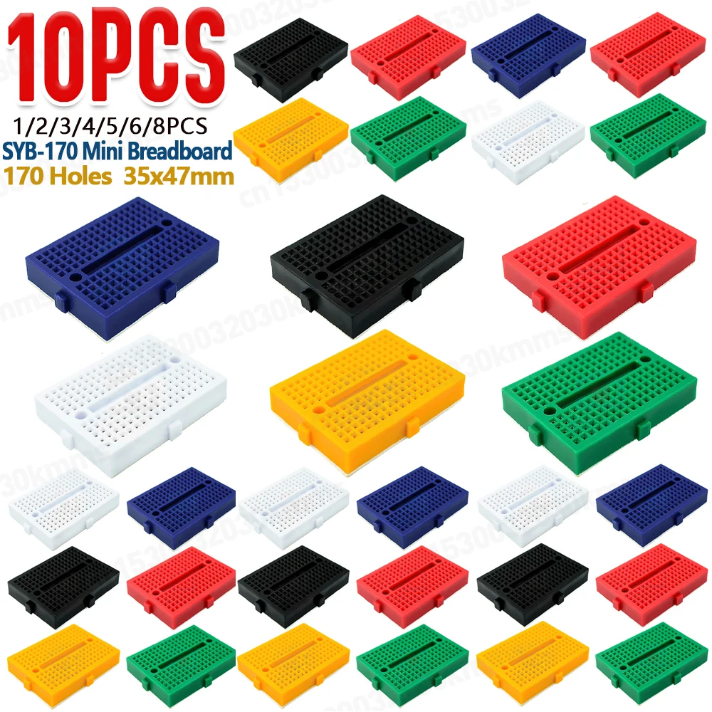1-10PCS SYB-170 Mini Solderles - огляд і ціна Diy Electronics Breadboard