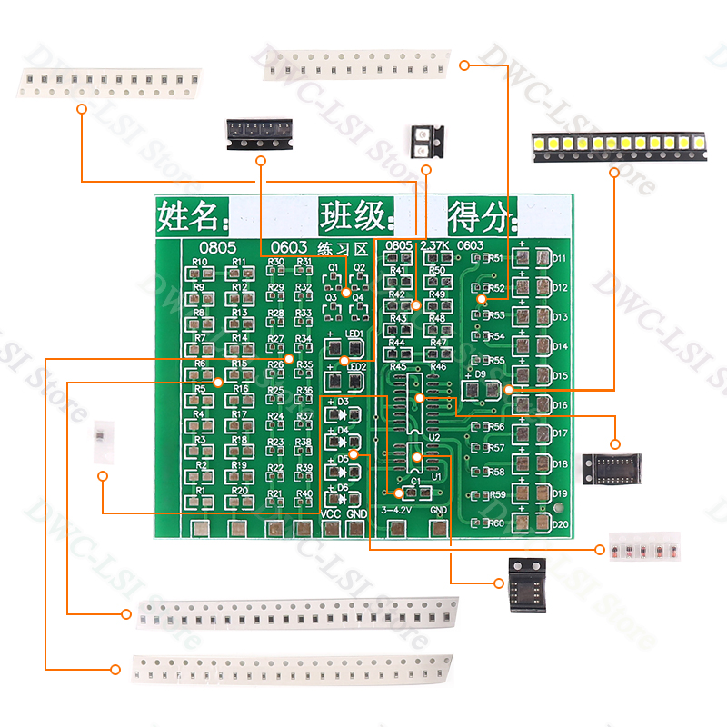 Class Kit Patch Components Wel - огляд і ціна Pcb Etching Kit
