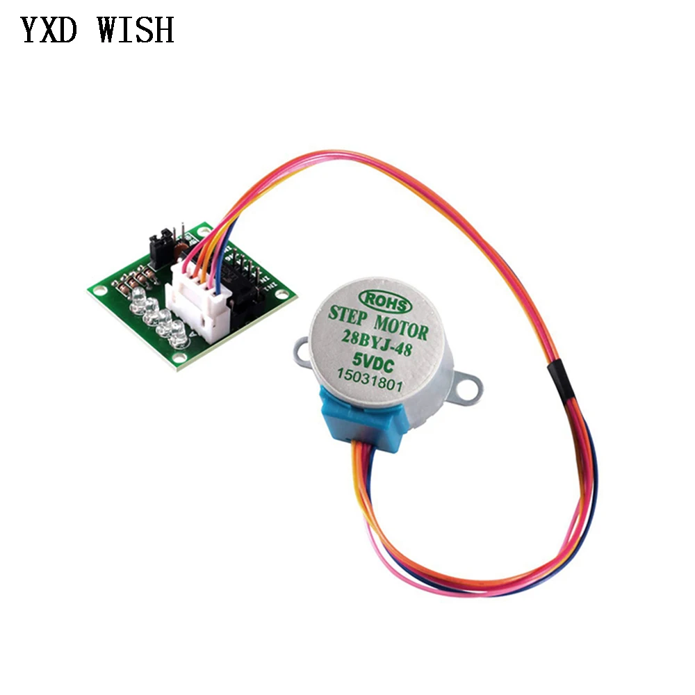 5pcs ULN2003 28BYJ-48 5V 12V R - огляд і ціна Stepper Motor 28Byj