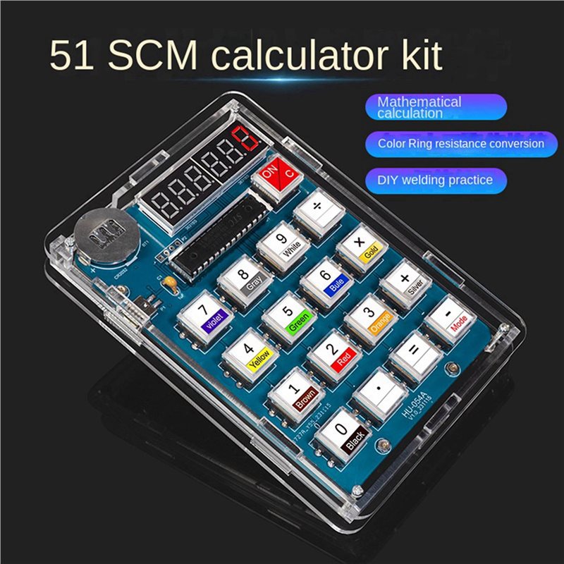 QWE-5X Calculator DIY Kit 51 M - огляд і ціна Homemade Diy Electronics