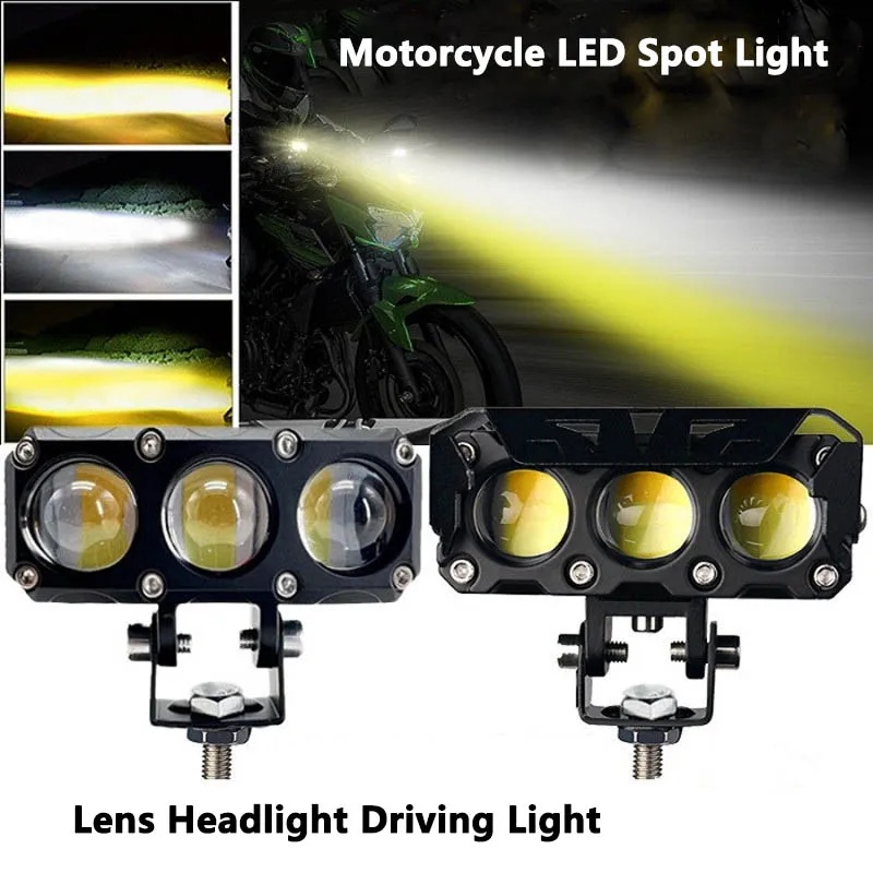 Dual Color Motorcycle LED Spot - огляд і ціна Diy Lamp Electronics