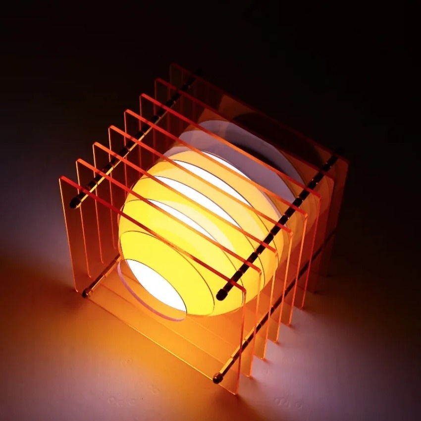 DIY Acrylic Thousand Layer Lam - огляд і ціна Diy Lamp Electronics