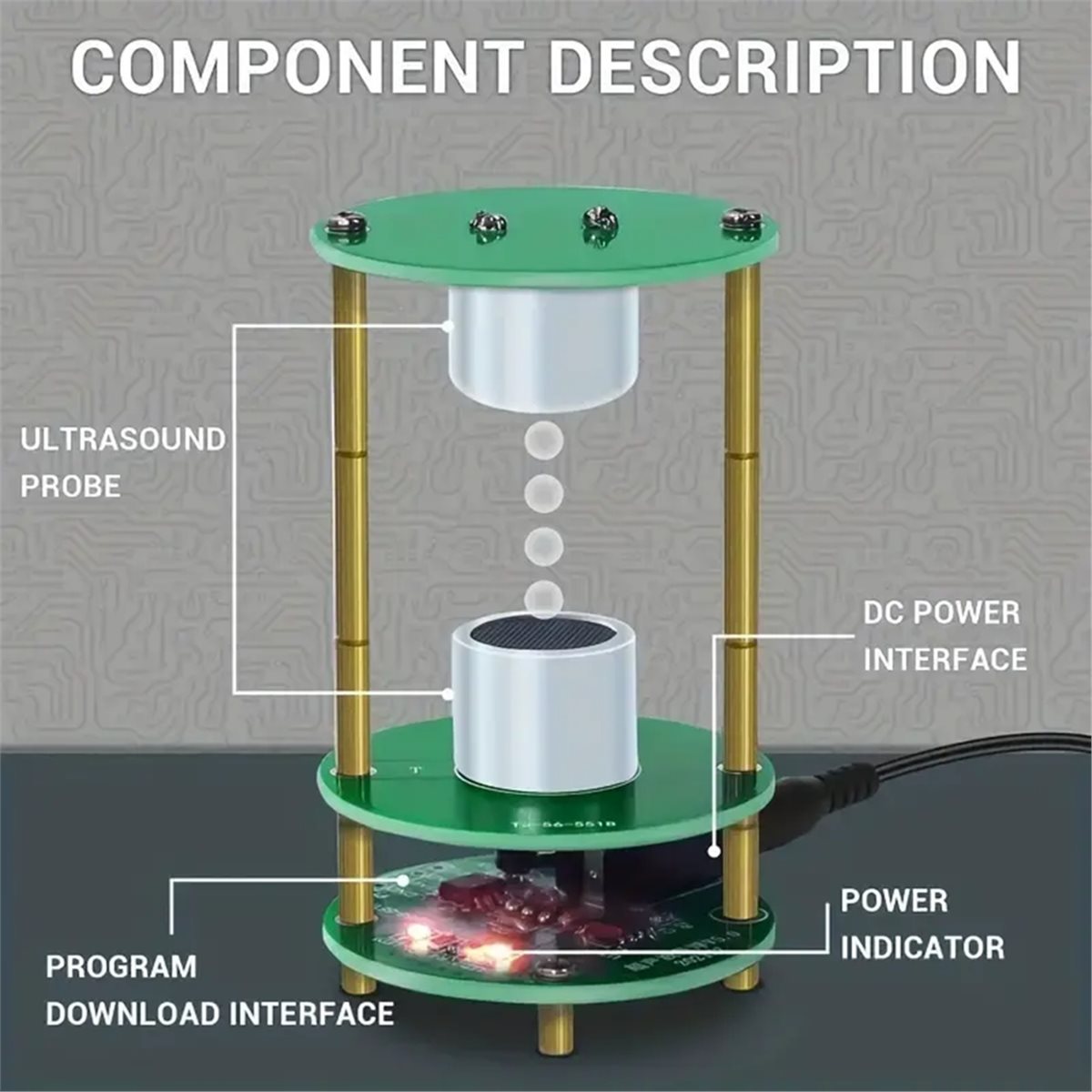 A40I DIY Ultrasonic Levitation - огляд і ціна Diy Electronics Project Kit