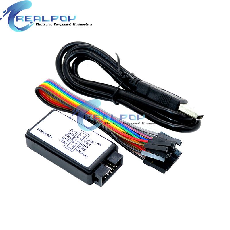 USB Logic Analyzer 24MHz 8 Cha - огляд і ціна Diy Electronics Project Kit