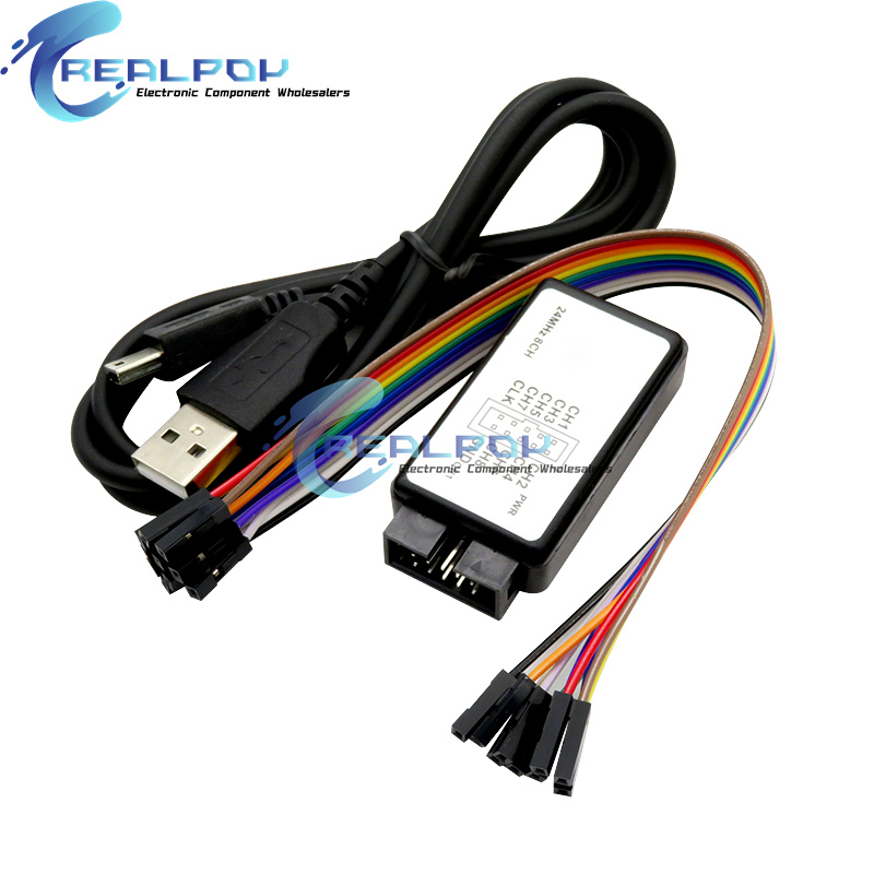 USB Logic Analyzer 24MHz 8 Cha - огляд і ціна Diy Electronics Project Kit
