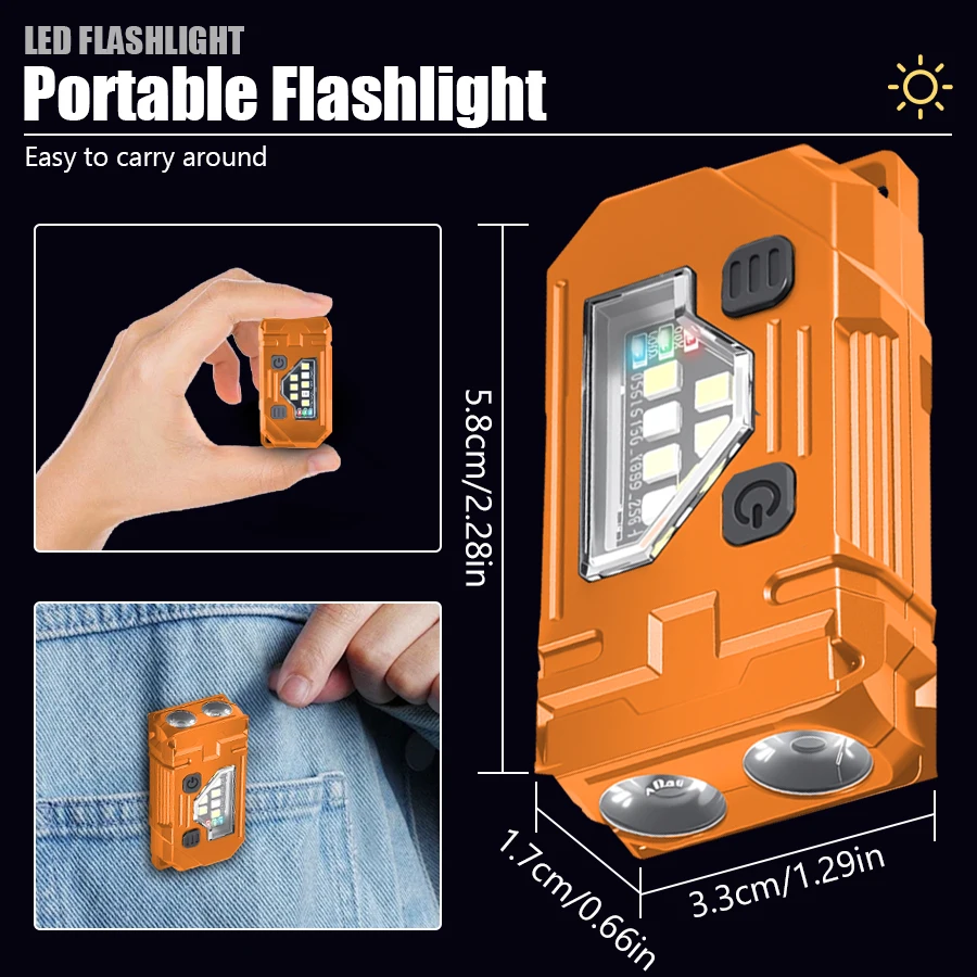 Mini Keychain EDC Flashlight R - огляд і ціна Diy Lamp Electronics