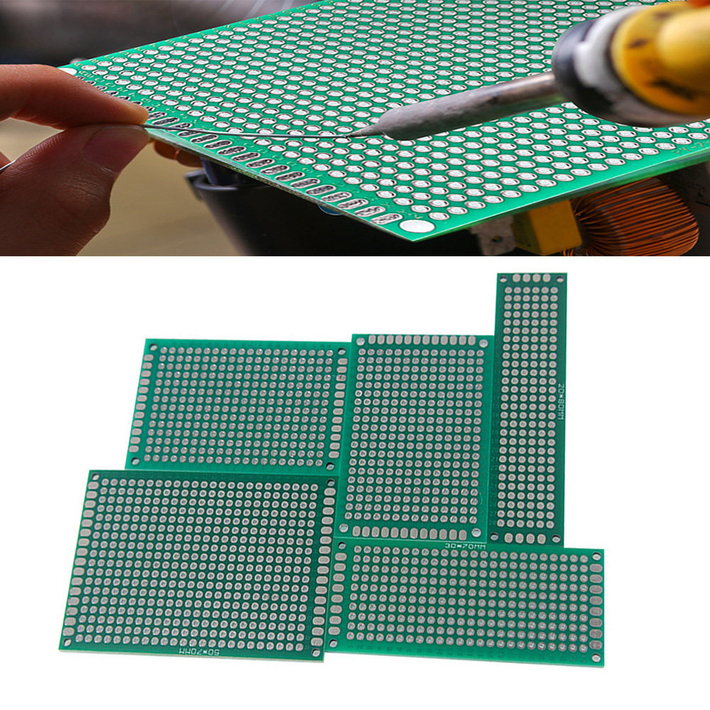 5PCS PCB Board Kit Single Side - огляд і ціна Diy Electronics Breadboard