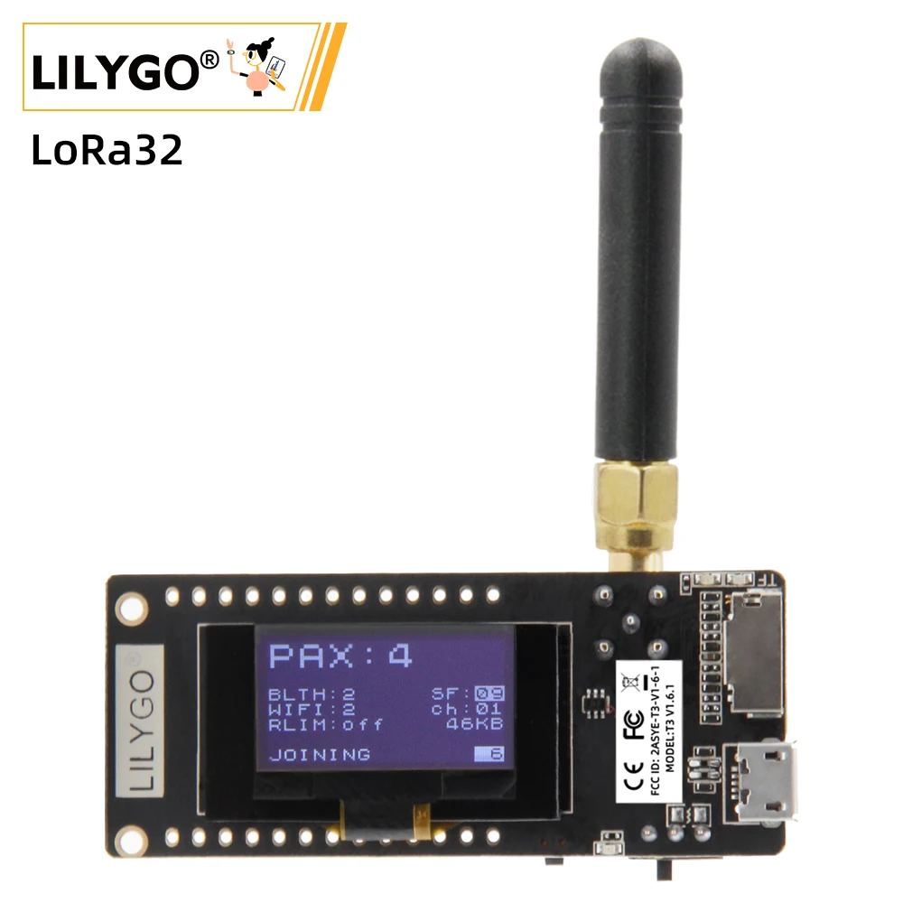 LILYGO® TTGO LoRa32 V2.1_1.6 V - огляд і ціна Sd Card Module Spi