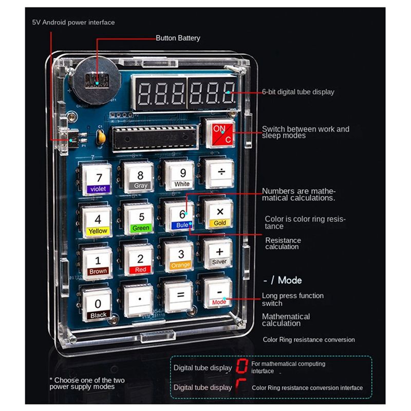 【HOT A69Z!】Calculator DIY Kit  - огляд і ціна Homemade Diy Electronics