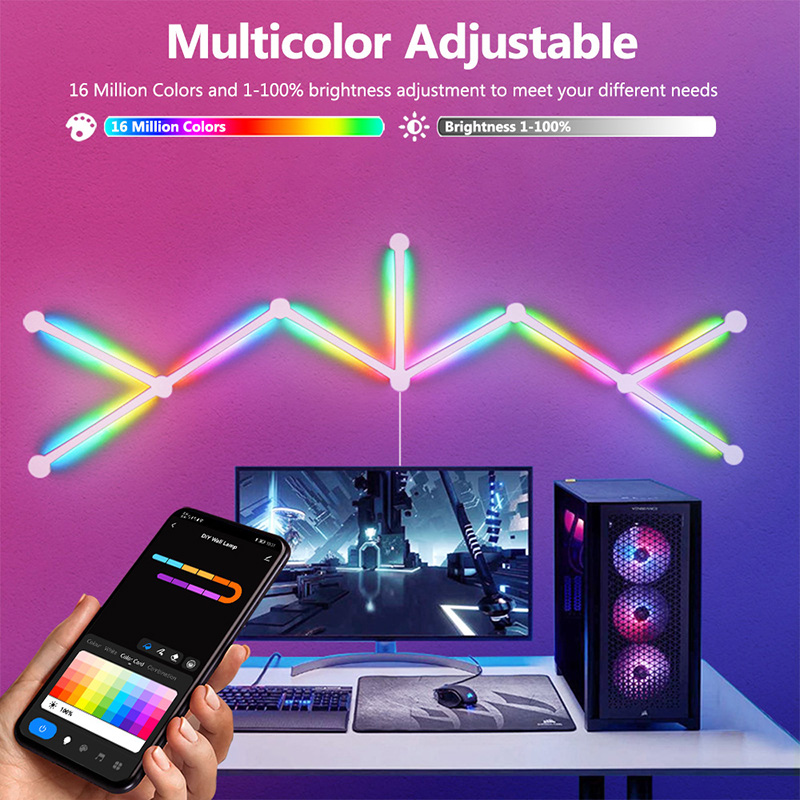 Smart RGB Wall Lamp, Bluetooth - огляд і ціна Diy Lamp Electronics