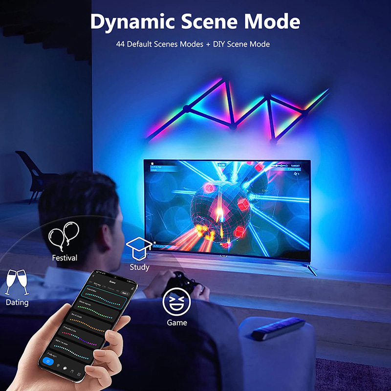 Smart RGB Wall Lamp, Bluetooth - огляд і ціна Diy Lamp Electronics