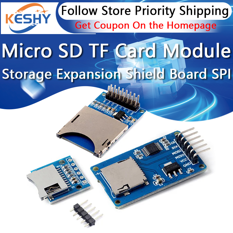 Micro SD Storage Expansion Boa - огляд і ціна Sd Card Module Spi