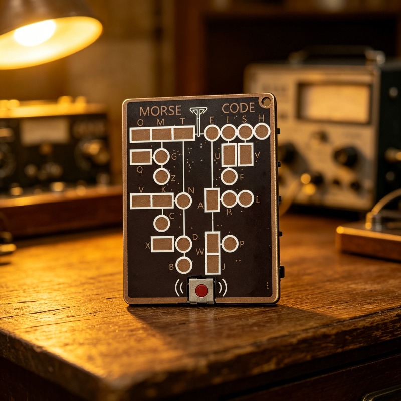 Morse Code Trainer Card Pro Le - огляд і ціна Diy Electronics Projects For Adults