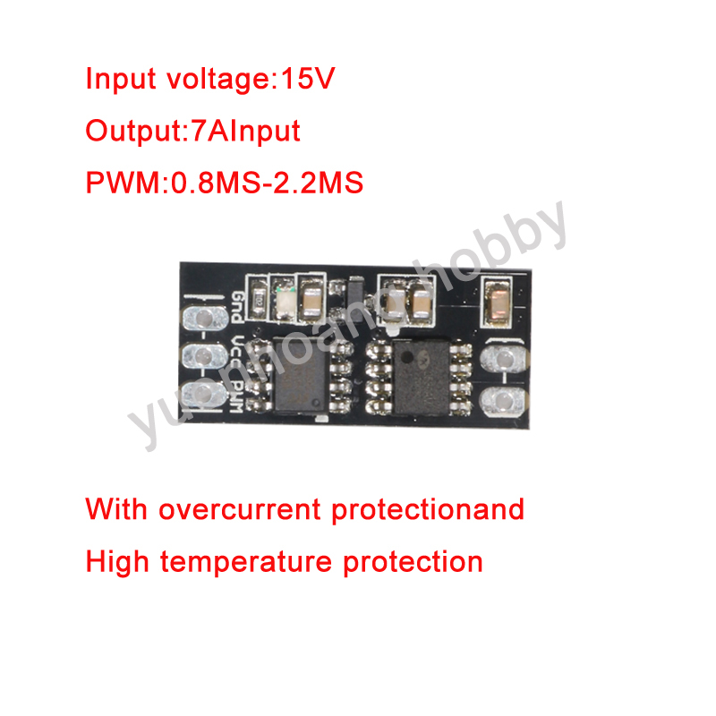 1PC 3.5-15V Brush ESC Two-way  - огляд і ціна Diy Boat Electronics
