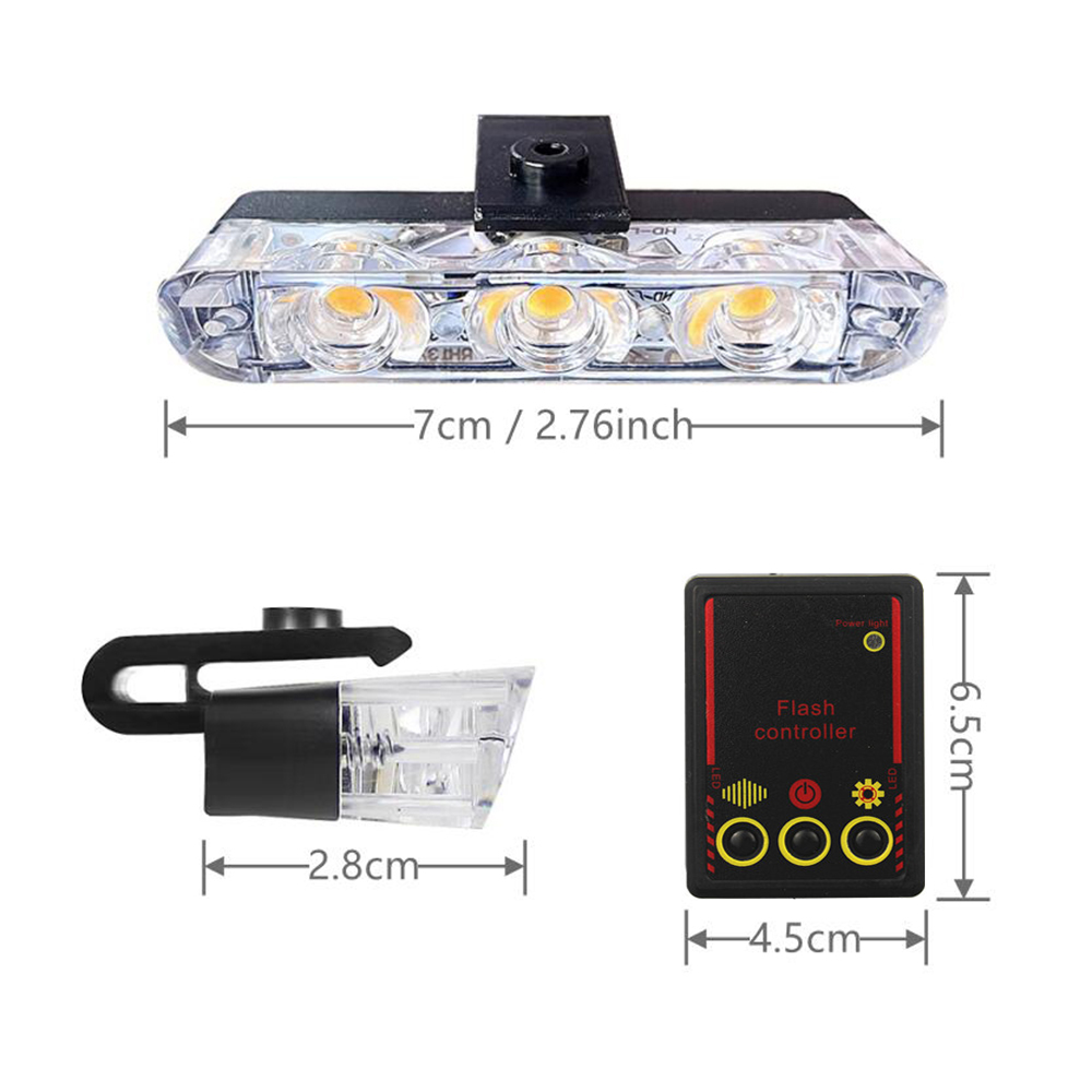 12V Car Grille Strobe Light He - огляд і ціна Diy Lamp Electronics