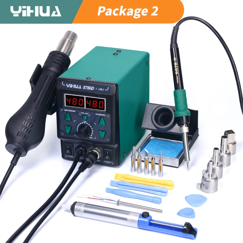YIHUA 8786D Soldering Iron Hot - огляд і ціна Diy Electronics Storage