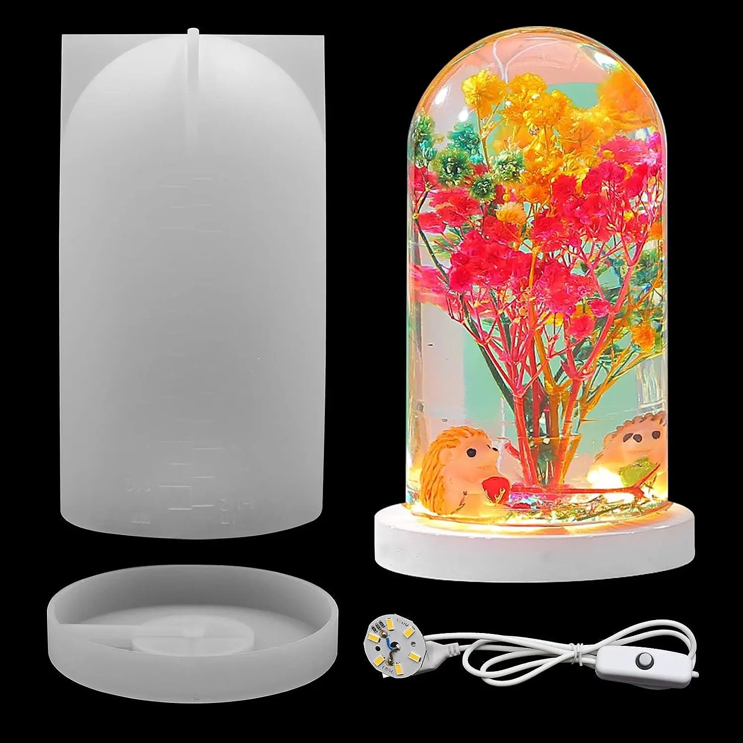 DIY Crystal Epoxy Resin Mold L - огляд і ціна Diy Lamp Electronics