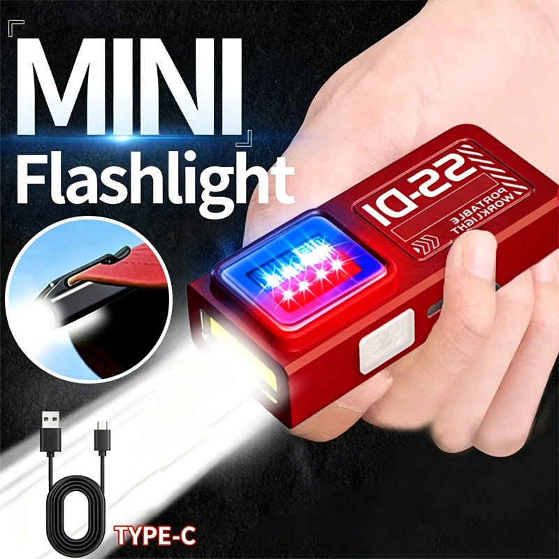 1/2PCS Mini COB LED Flashlight - огляд і ціна Diy Lamp Electronics