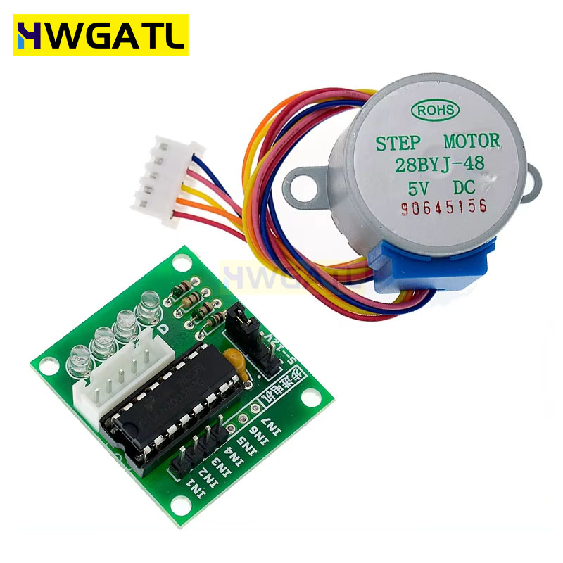 HWGATL 5V 4-Phase 28BYJ-48 DC  - огляд і ціна Stepper Motor 28Byj