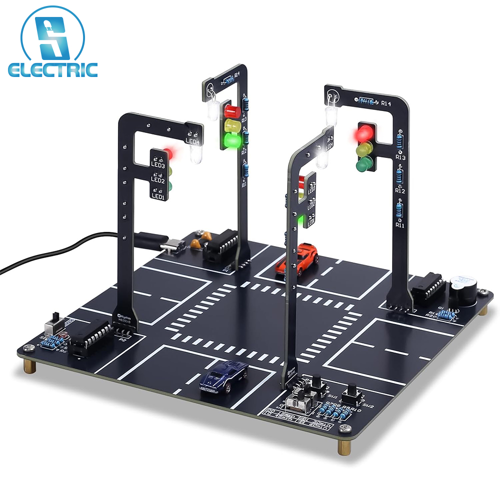 LED Traffic Light Simulator So - огляд і ціна Diy Electronics Projects For Adults