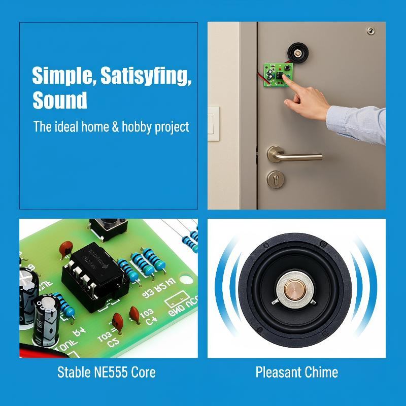 NE555 Doorbell DIY Soldering P - огляд і ціна Useful Diy Electronics