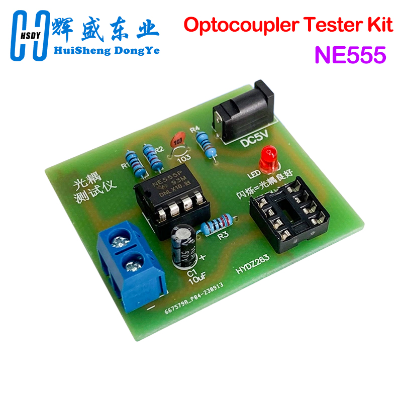 Optocoupler Tester Kit 555 App - огляд і ціна Diy Electronics Workbench