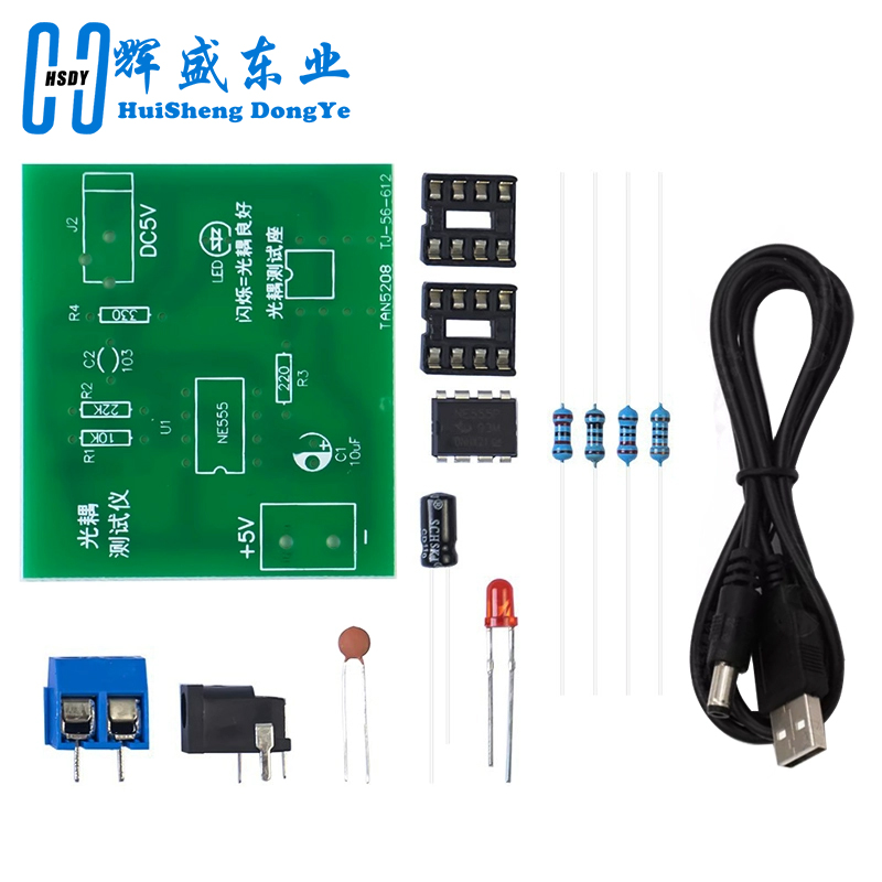 Optocoupler Tester Kit 555 App - огляд і ціна Diy Electronics Workbench