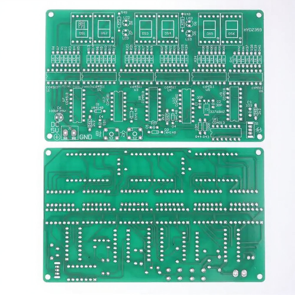 6 Digit DIY Clock Kit for Sold - огляд і ціна Diy Electronics Projects For Students