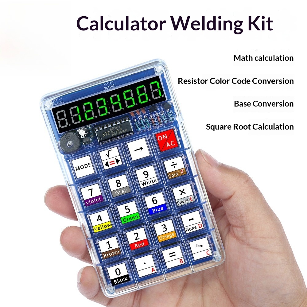 Calculator Production Kit, Ele - огляд і ціна Diy Electronics Youtube