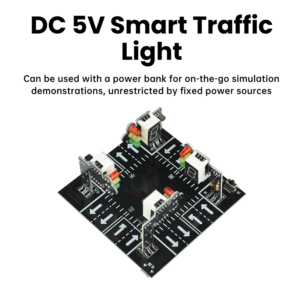 Traffic Light Simulator Kit wi - огляд і ціна Diy Electronics Projects For Adults