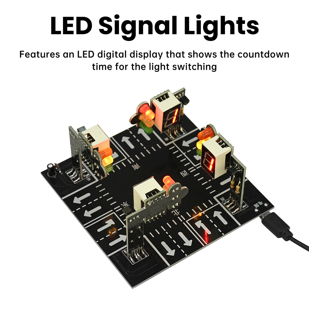 Traffic Light Simulator Kit wi - огляд і ціна Diy Electronics Projects For Adults