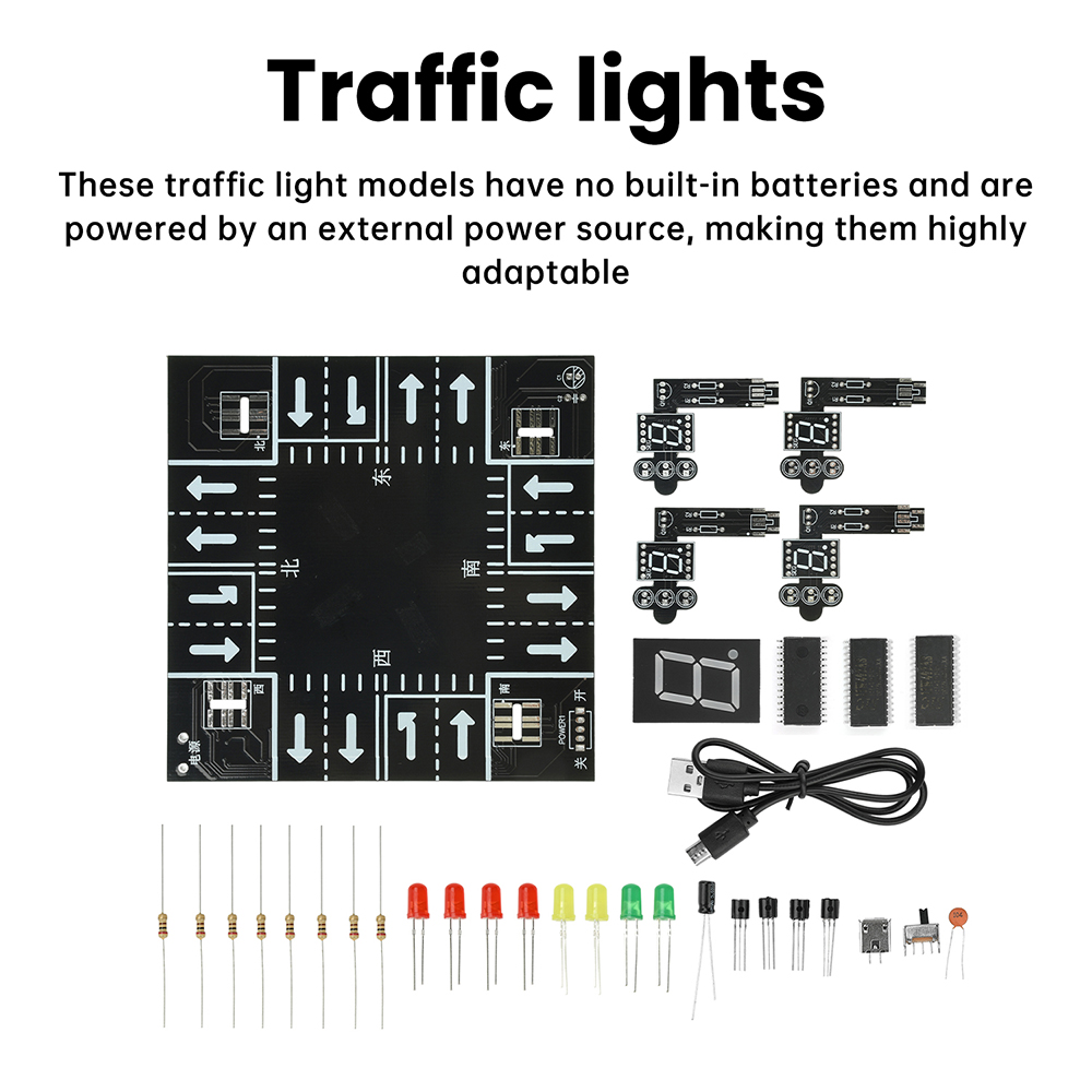 Traffic Light Simulator Kit wi - огляд і ціна Diy Electronics Projects For Adults