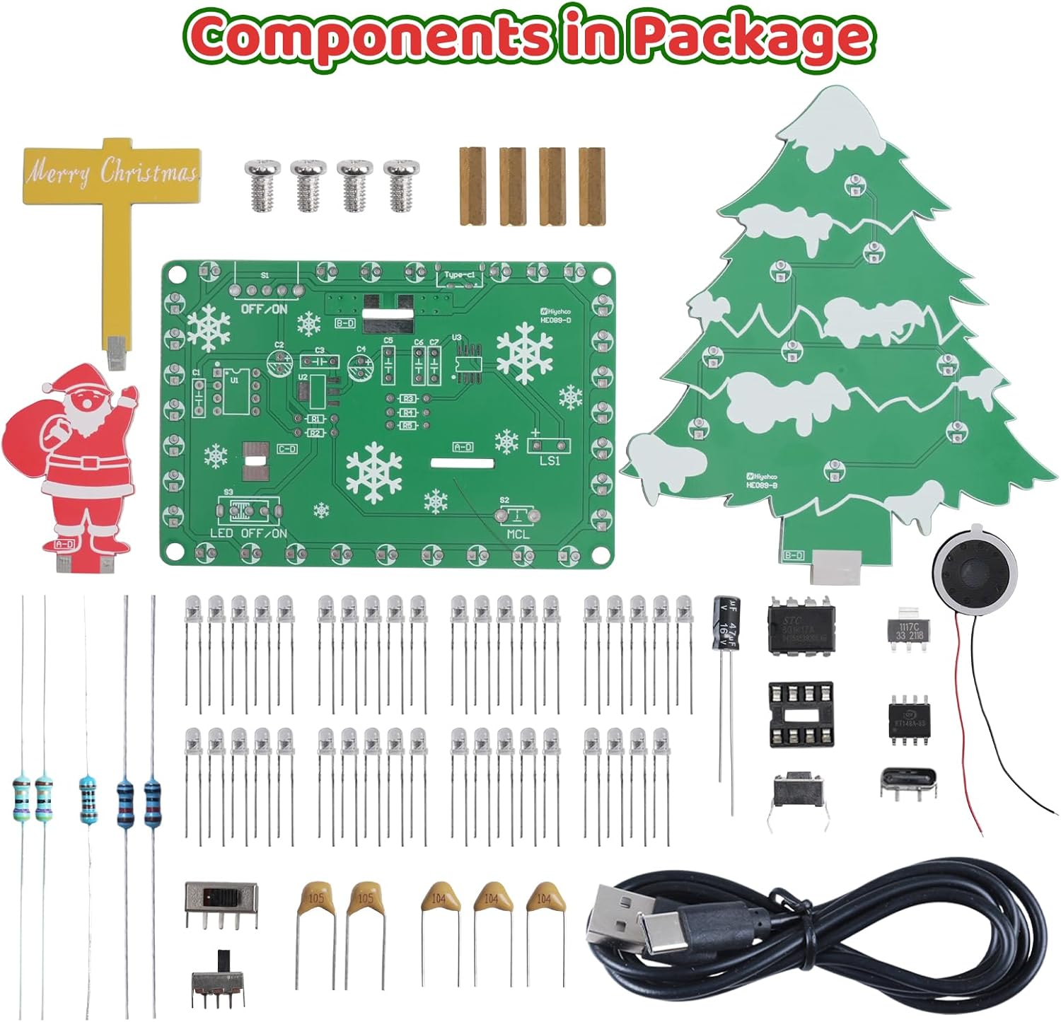 Musical Christmas Tree Solderi - огляд і ціна Diy Electronics Projects For Adults