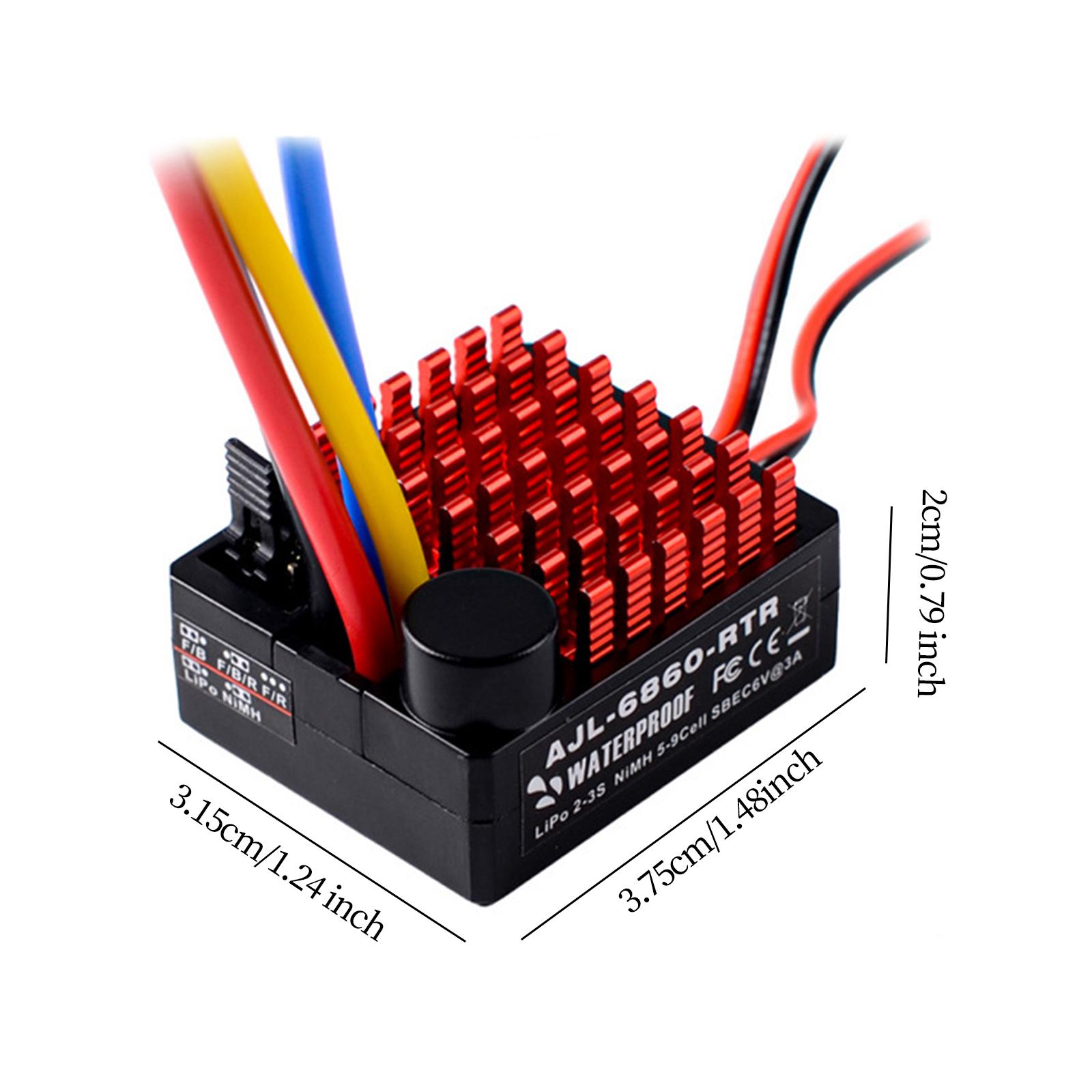 60A Brushed Electronic Speed C - огляд і ціна Diy Boat Electronics