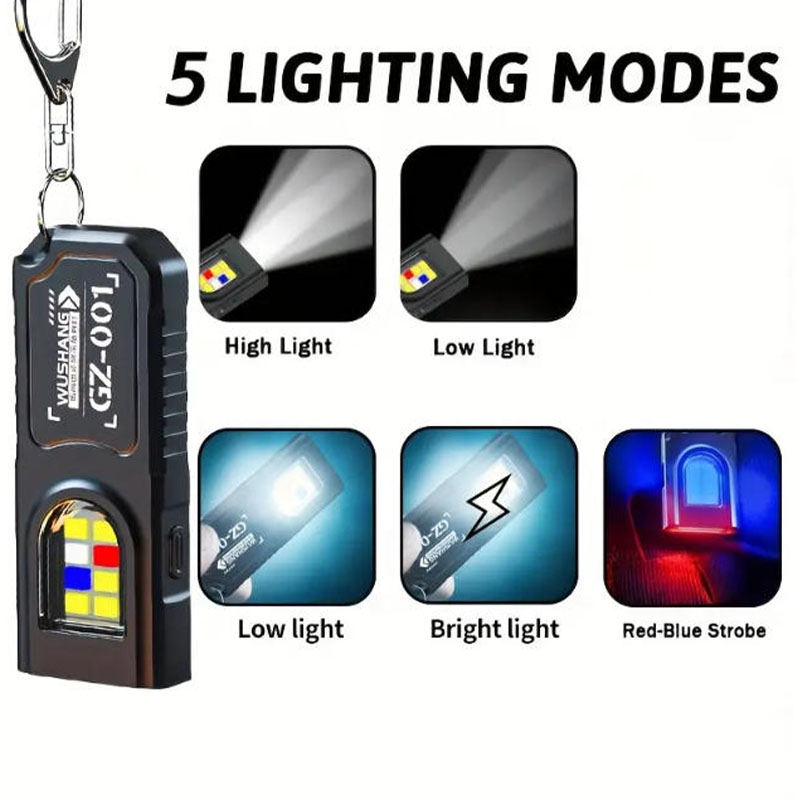 Multifunctional Keychain Flash - огляд і ціна Diy Lamp Electronics