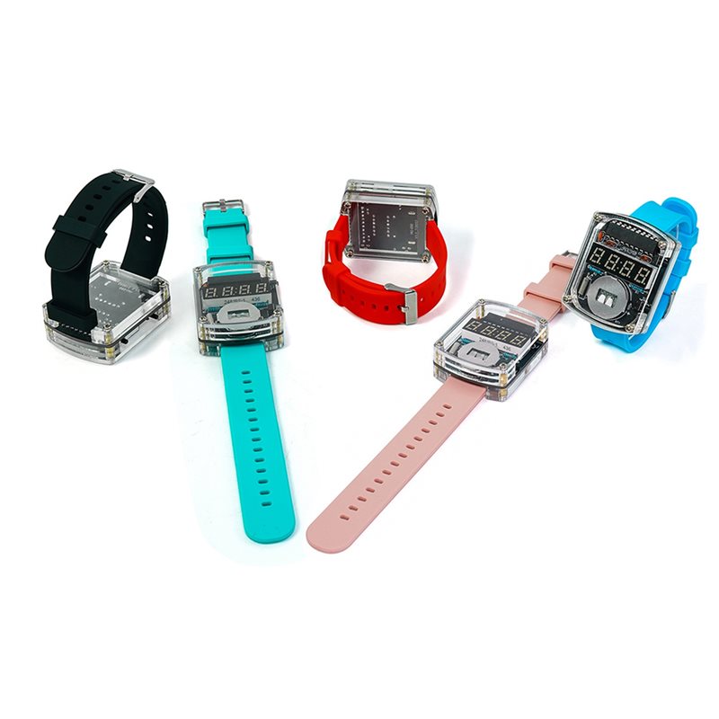 2X DIY Watch LED Watch Electro - огляд і ціна Diy Electronics Youtube