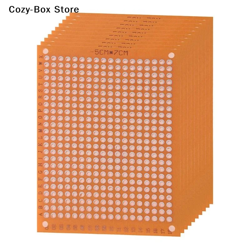 10Pcs 5Cm*7Cm Prototype PCB Bo - огляд і ціна Diy Electronics Breadboard