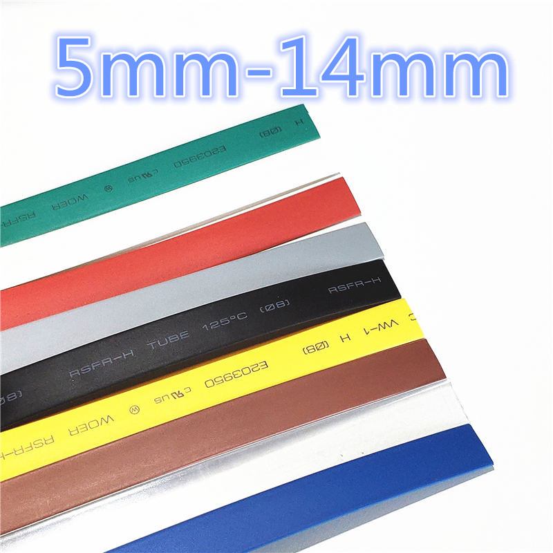 3meters/piece 2:1 7 Colors 5mm - огляд і ціна Heat Shrink Tubing