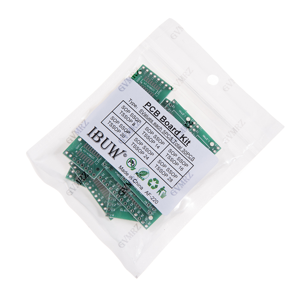 30PCS 6Values SOP SSOP TSSOP P - огляд і ціна Diy Electronics Project Kit