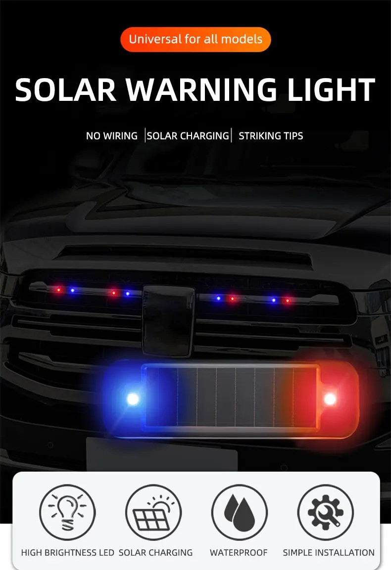 Mini LED Solar Power Car Warni - огляд і ціна Diy Lamp Electronics