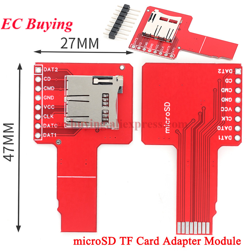 10Pcs/1pc Micro SD TF Card SPI - огляд і ціна Sd Card Module Spi