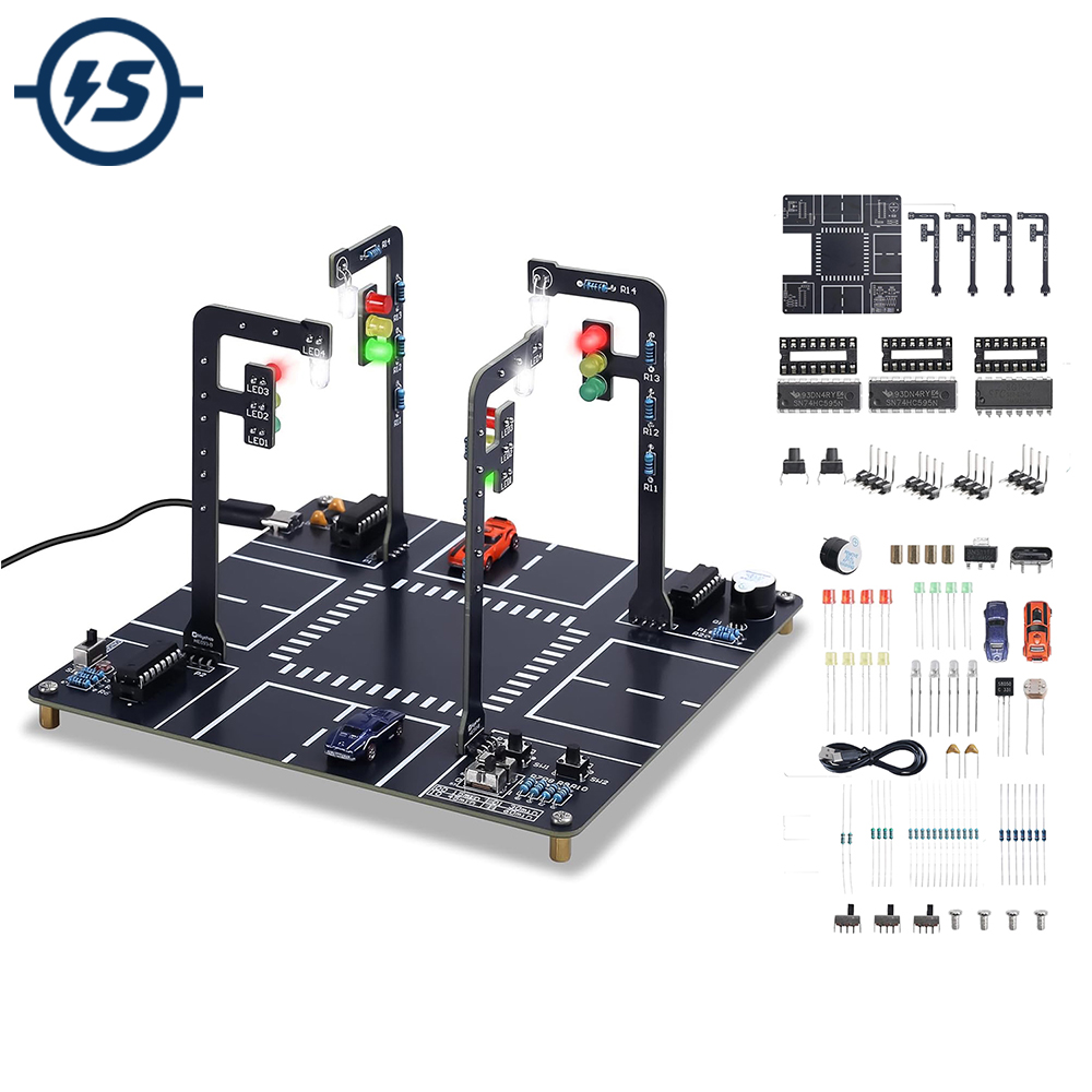 Traffic Light Simulator Kit wi - огляд і ціна Diy Electronics Projects For Adults