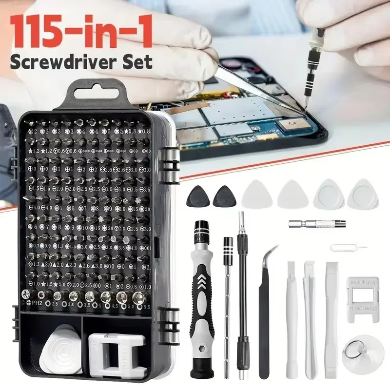 115-in-1 Precision Screwdriver - огляд і ціна Diy Electronics Project Kit